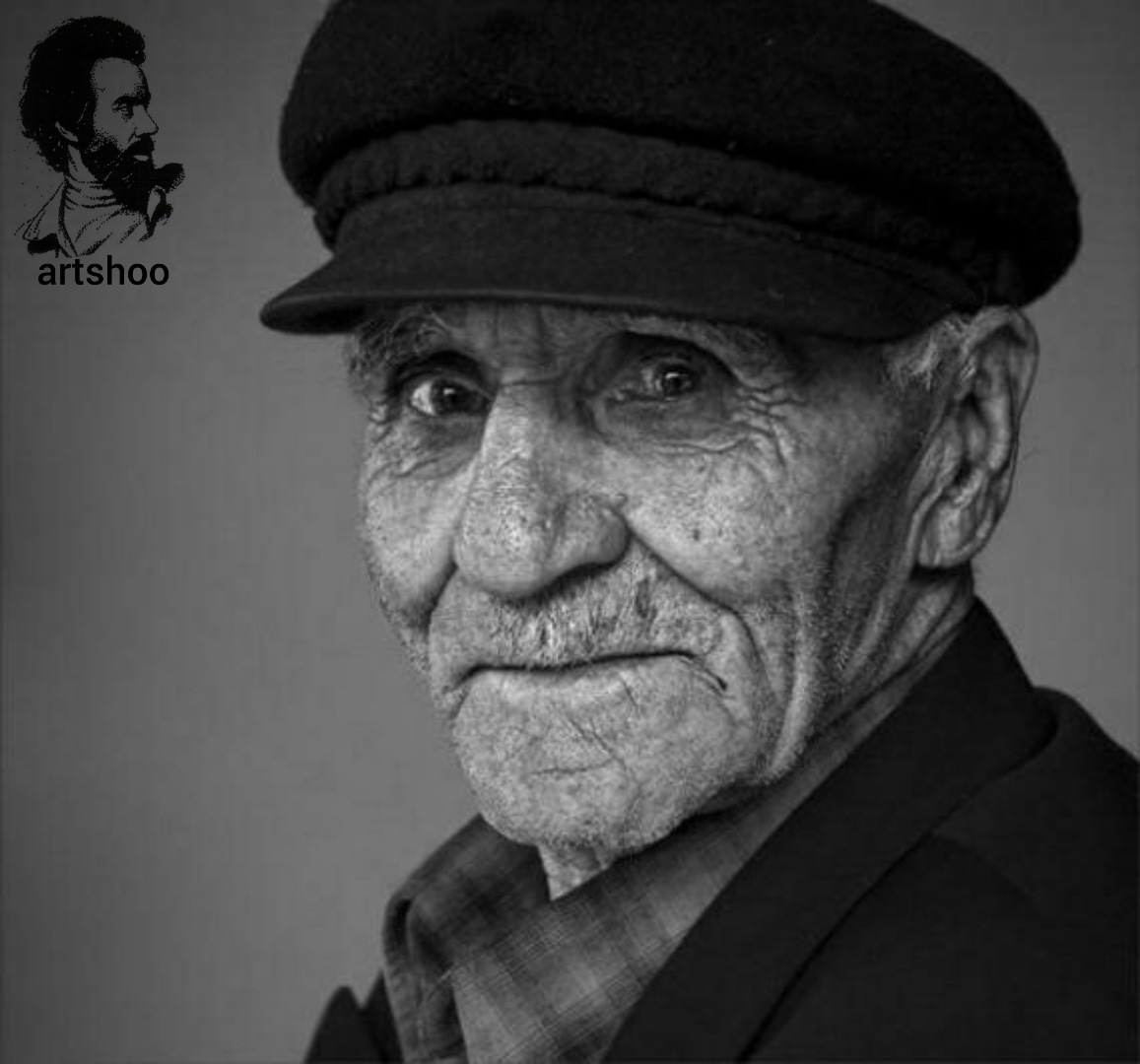 مدل پرتره سیاه قلم